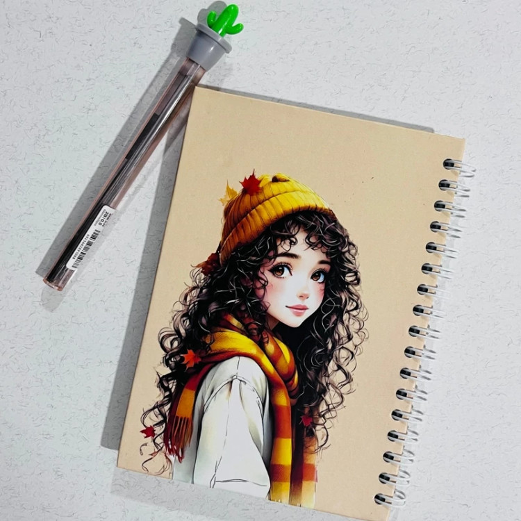 دفترچه یادداشت طرح مینیمال دخترانه