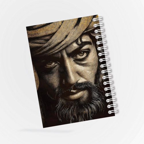 دفترچه مداحی طرح شمایل حضرت ابالفضل (ع)